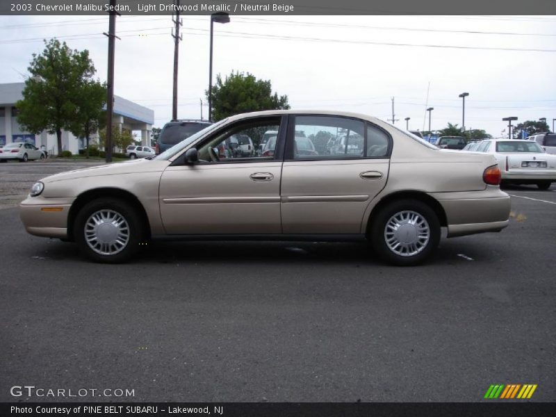 Light Driftwood Metallic / Neutral Beige 2003 Chevrolet Malibu Sedan