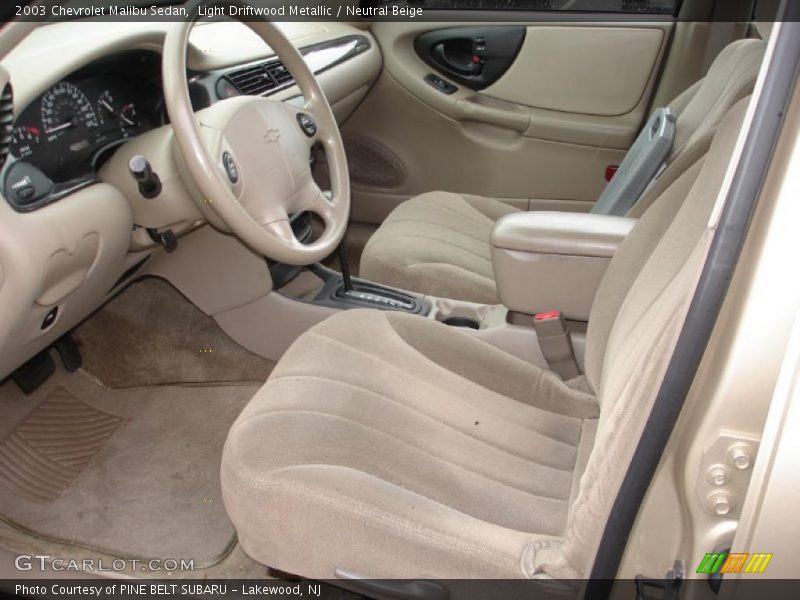 Light Driftwood Metallic / Neutral Beige 2003 Chevrolet Malibu Sedan