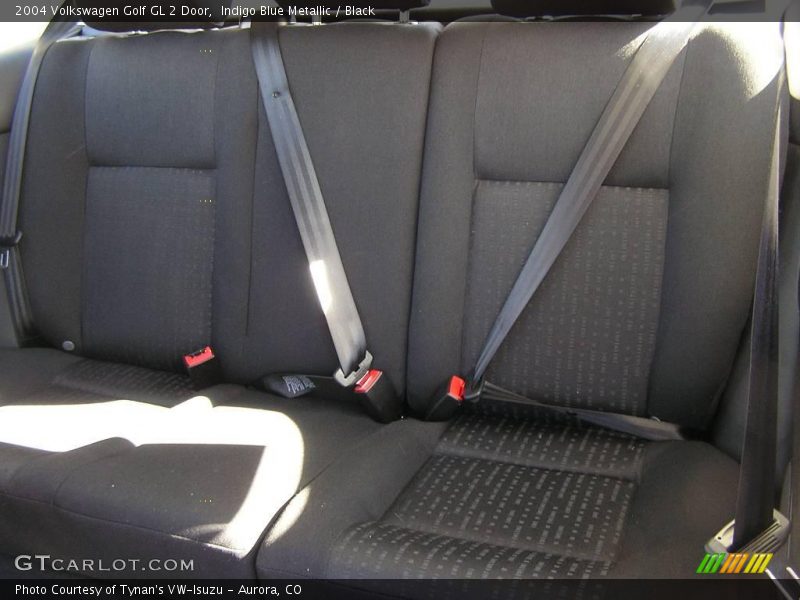 Indigo Blue Metallic / Black 2004 Volkswagen Golf GL 2 Door