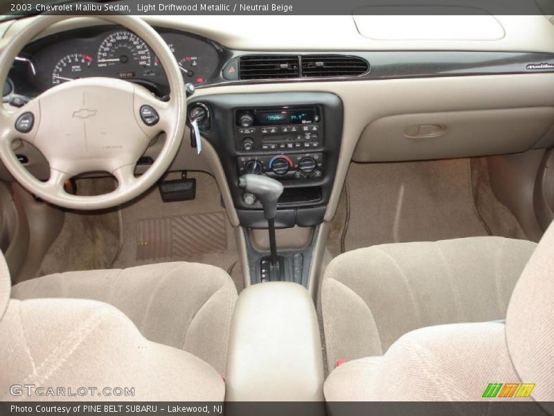 Light Driftwood Metallic / Neutral Beige 2003 Chevrolet Malibu Sedan