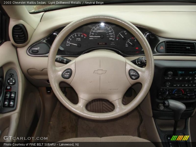 Light Driftwood Metallic / Neutral Beige 2003 Chevrolet Malibu Sedan