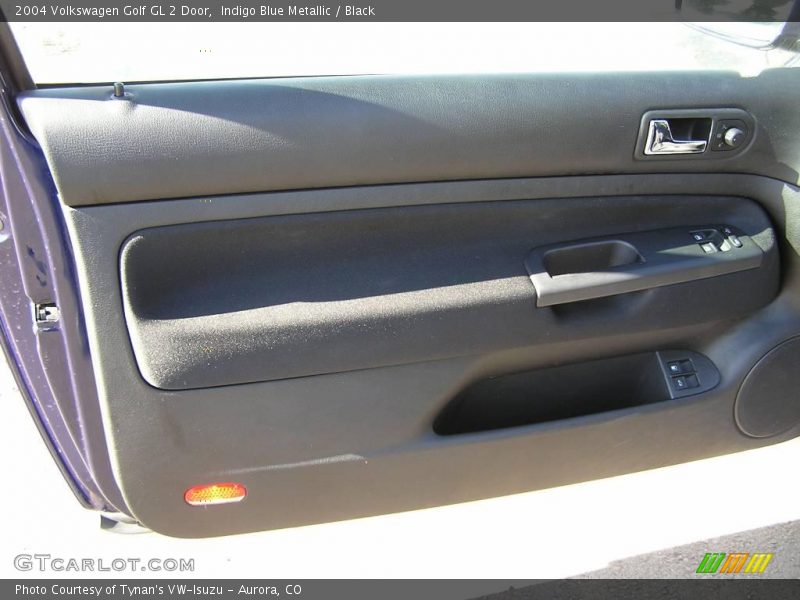 Indigo Blue Metallic / Black 2004 Volkswagen Golf GL 2 Door