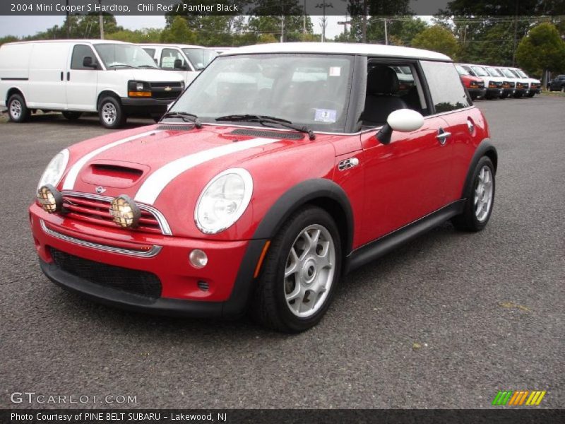 Chili Red / Panther Black 2004 Mini Cooper S Hardtop