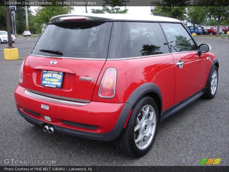 Chili Red / Panther Black 2004 Mini Cooper S Hardtop