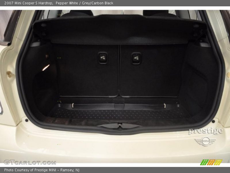 Pepper White / Grey/Carbon Black 2007 Mini Cooper S Hardtop