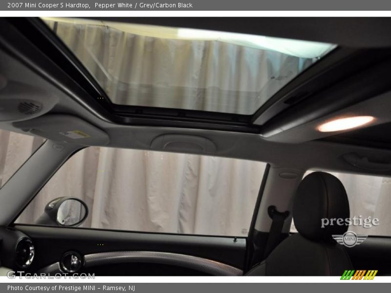 Pepper White / Grey/Carbon Black 2007 Mini Cooper S Hardtop