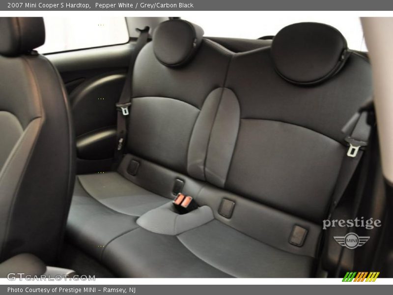 Pepper White / Grey/Carbon Black 2007 Mini Cooper S Hardtop