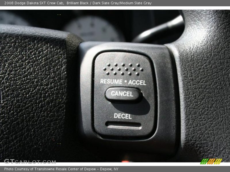Brilliant Black / Dark Slate Gray/Medium Slate Gray 2008 Dodge Dakota SXT Crew Cab