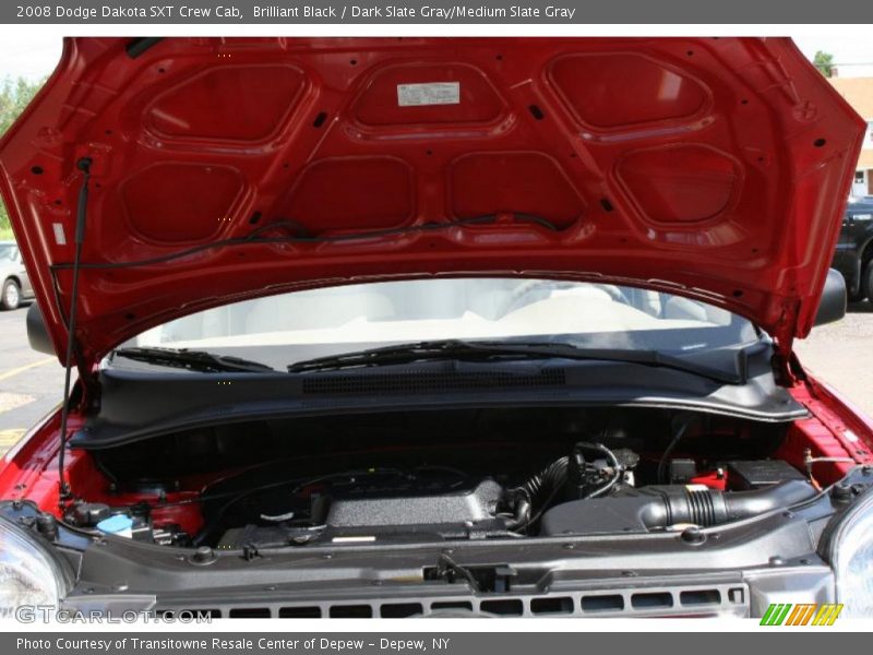 Brilliant Black / Dark Slate Gray/Medium Slate Gray 2008 Dodge Dakota SXT Crew Cab