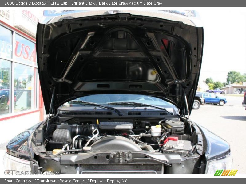 Brilliant Black / Dark Slate Gray/Medium Slate Gray 2008 Dodge Dakota SXT Crew Cab