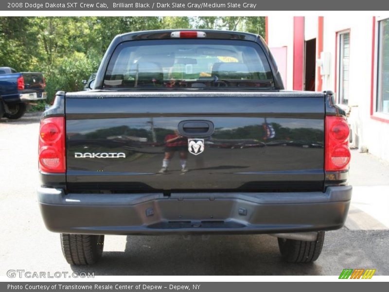 Brilliant Black / Dark Slate Gray/Medium Slate Gray 2008 Dodge Dakota SXT Crew Cab