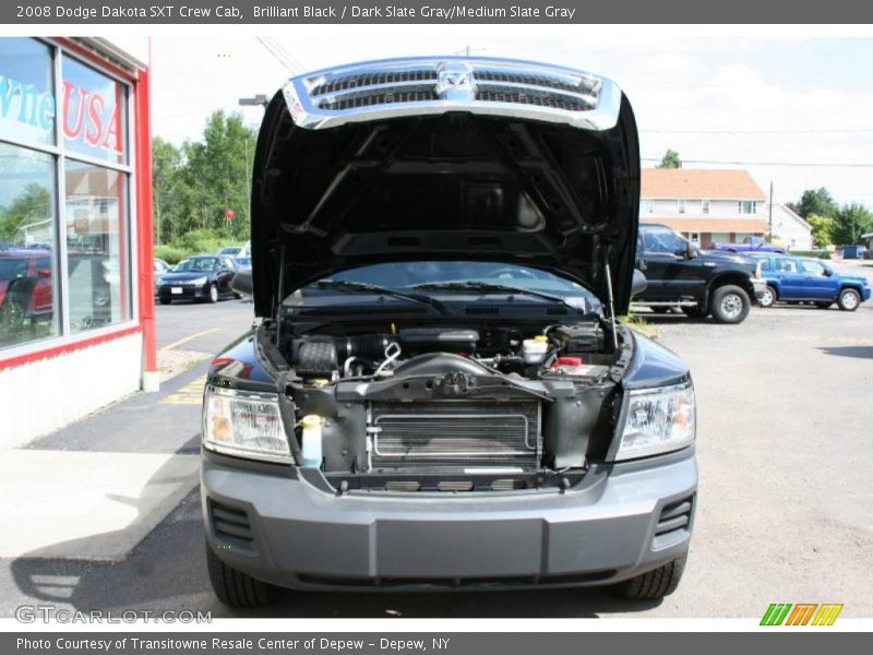 Brilliant Black / Dark Slate Gray/Medium Slate Gray 2008 Dodge Dakota SXT Crew Cab