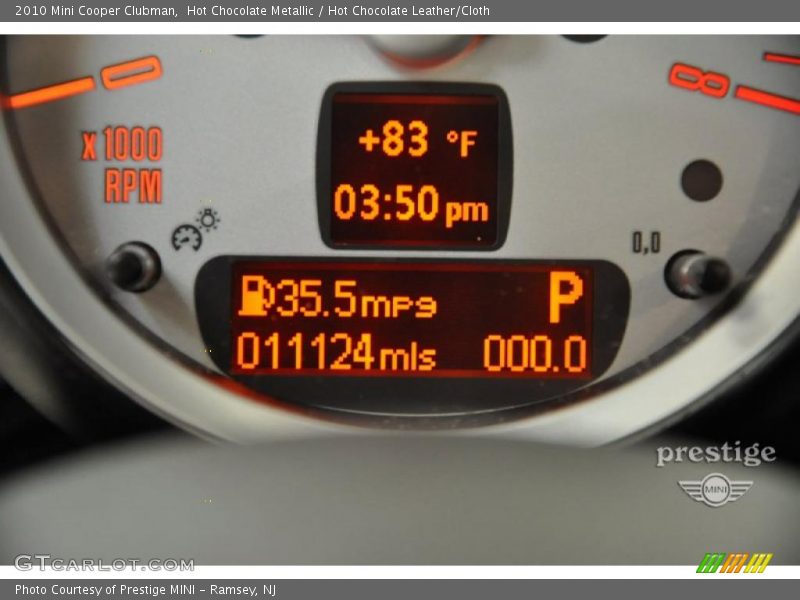 Hot Chocolate Metallic / Hot Chocolate Leather/Cloth 2010 Mini Cooper Clubman