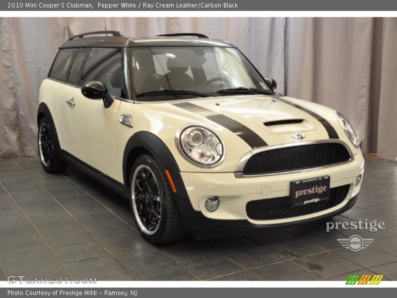 Pepper White / Ray Cream Leather/Carbon Black 2010 Mini Cooper S Clubman