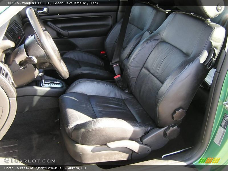 Green Rave Metallic / Black 2002 Volkswagen GTI 1.8T