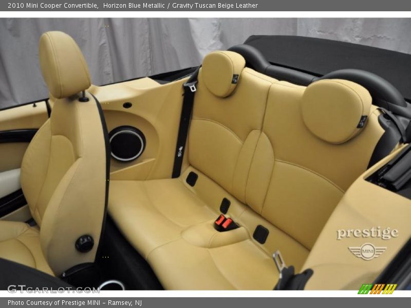 Horizon Blue Metallic / Gravity Tuscan Beige Leather 2010 Mini Cooper Convertible