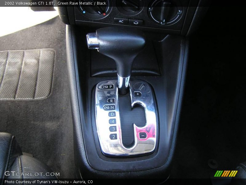 Green Rave Metallic / Black 2002 Volkswagen GTI 1.8T