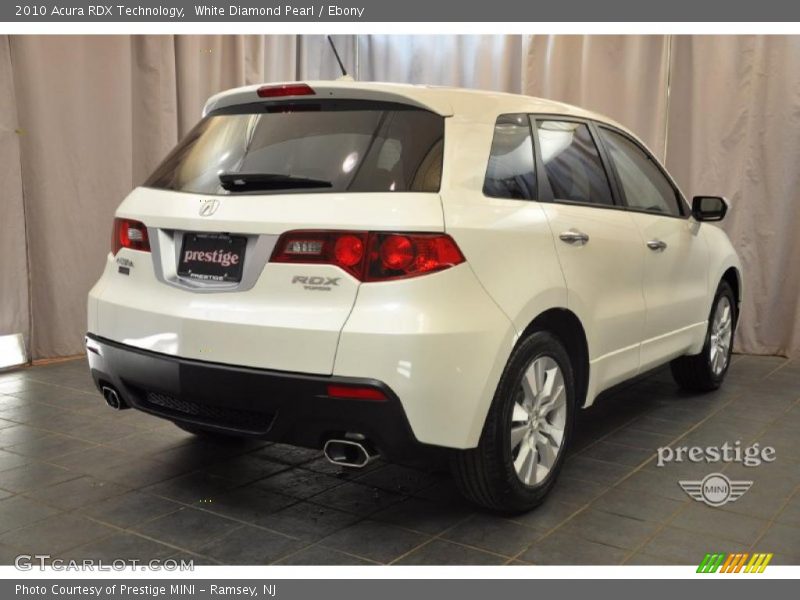 White Diamond Pearl / Ebony 2010 Acura RDX Technology