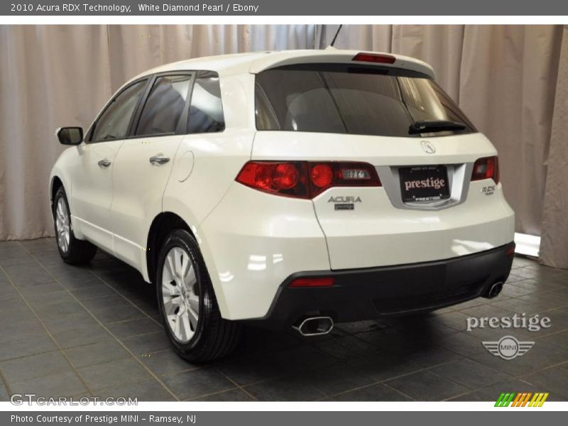 White Diamond Pearl / Ebony 2010 Acura RDX Technology