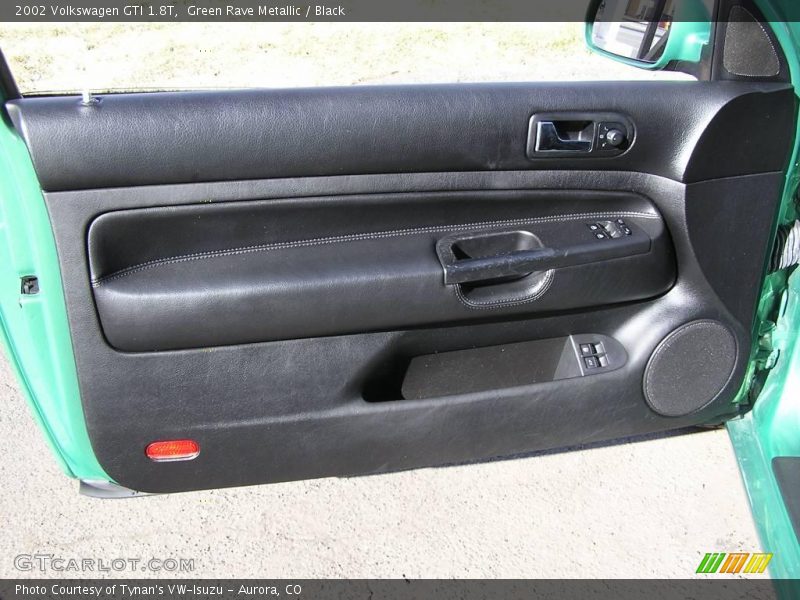 Green Rave Metallic / Black 2002 Volkswagen GTI 1.8T