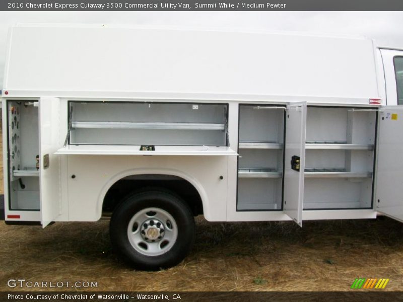 Summit White / Medium Pewter 2010 Chevrolet Express Cutaway 3500 Commercial Utility Van