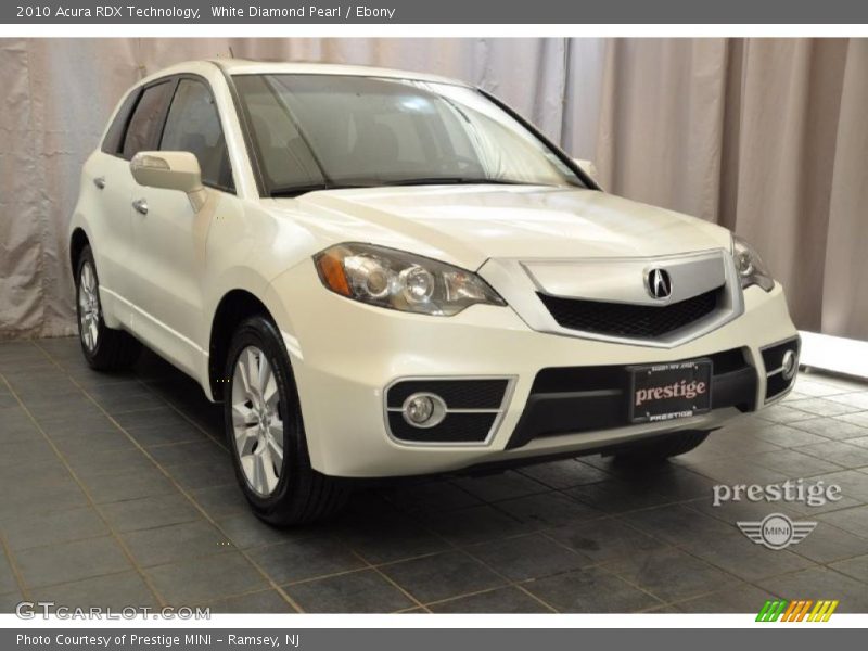 White Diamond Pearl / Ebony 2010 Acura RDX Technology