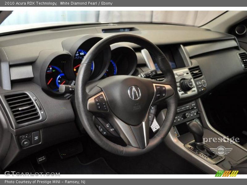 White Diamond Pearl / Ebony 2010 Acura RDX Technology