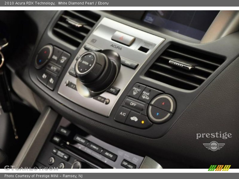 White Diamond Pearl / Ebony 2010 Acura RDX Technology