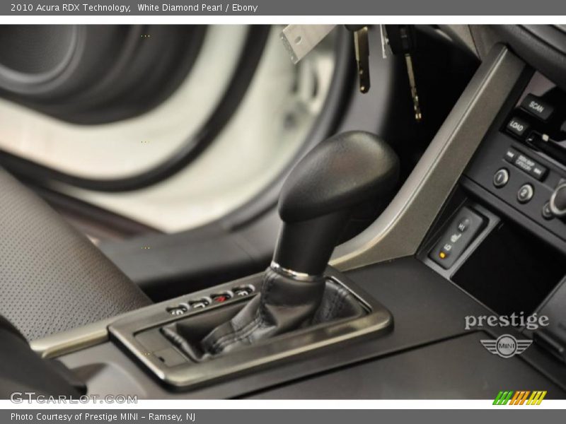 White Diamond Pearl / Ebony 2010 Acura RDX Technology