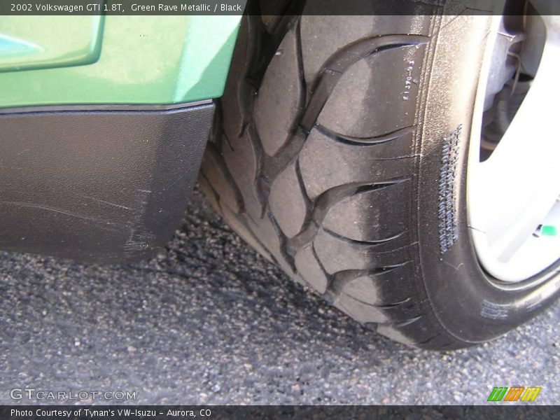 Green Rave Metallic / Black 2002 Volkswagen GTI 1.8T