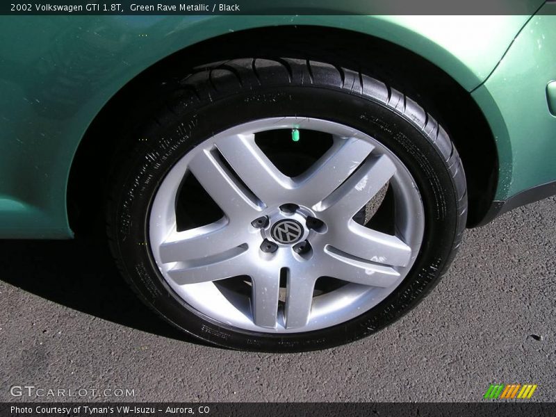 Green Rave Metallic / Black 2002 Volkswagen GTI 1.8T
