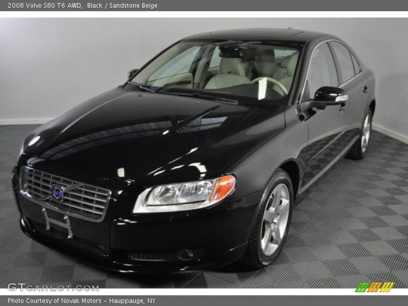 Black / Sandstone Beige 2008 Volvo S80 T6 AWD