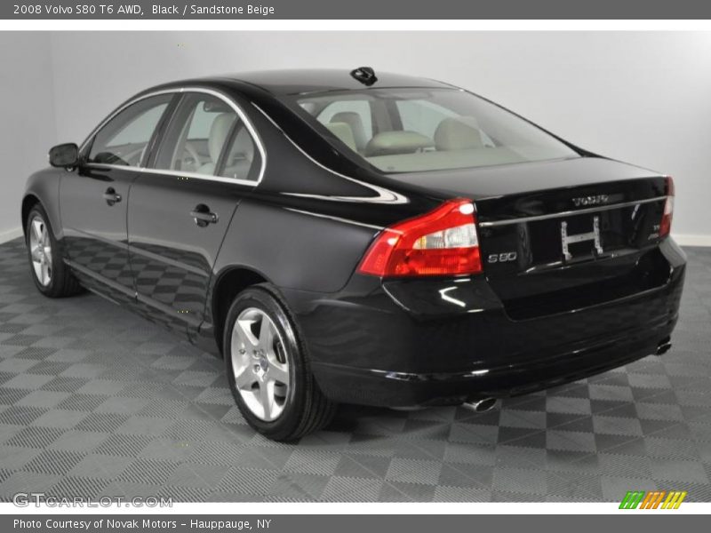 Black / Sandstone Beige 2008 Volvo S80 T6 AWD