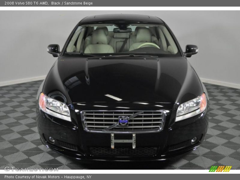 Black / Sandstone Beige 2008 Volvo S80 T6 AWD