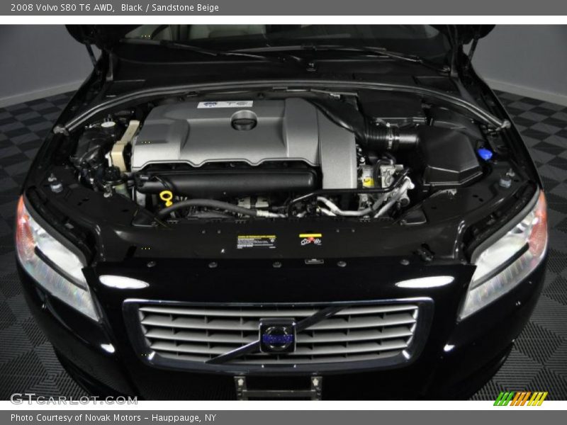 Black / Sandstone Beige 2008 Volvo S80 T6 AWD