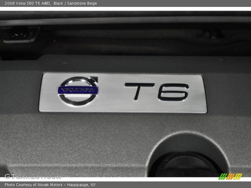 Black / Sandstone Beige 2008 Volvo S80 T6 AWD