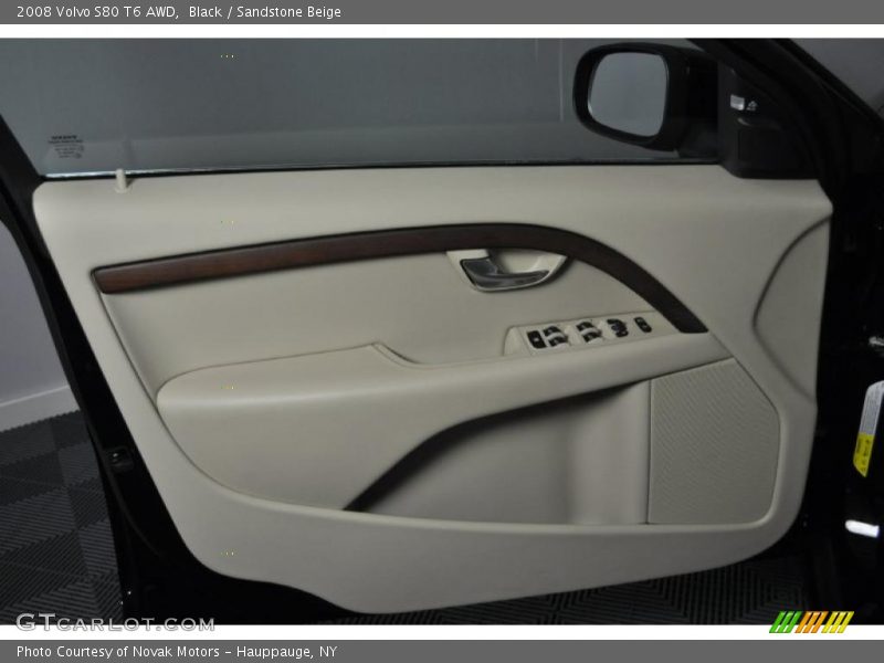 Black / Sandstone Beige 2008 Volvo S80 T6 AWD