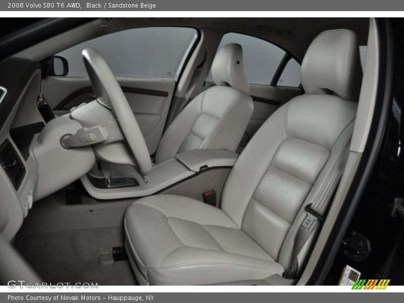 Black / Sandstone Beige 2008 Volvo S80 T6 AWD
