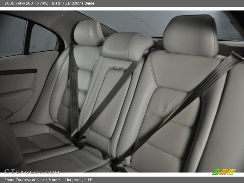Black / Sandstone Beige 2008 Volvo S80 T6 AWD