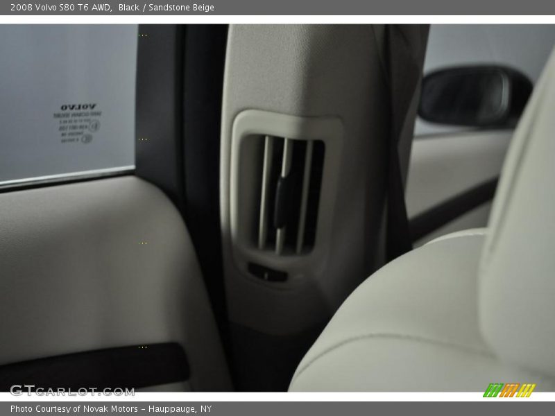 Black / Sandstone Beige 2008 Volvo S80 T6 AWD
