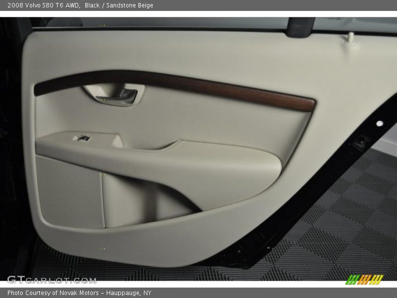Black / Sandstone Beige 2008 Volvo S80 T6 AWD
