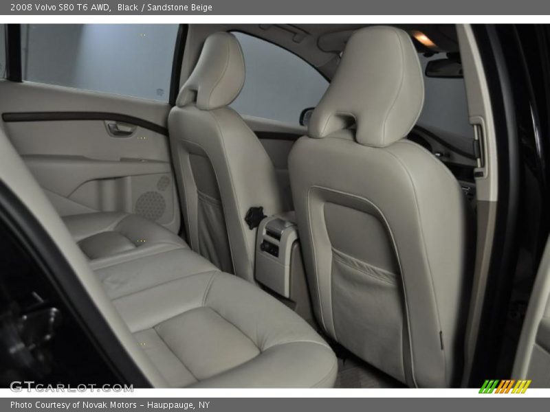 Black / Sandstone Beige 2008 Volvo S80 T6 AWD