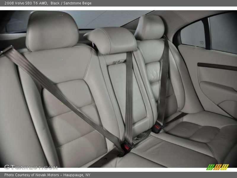 Black / Sandstone Beige 2008 Volvo S80 T6 AWD