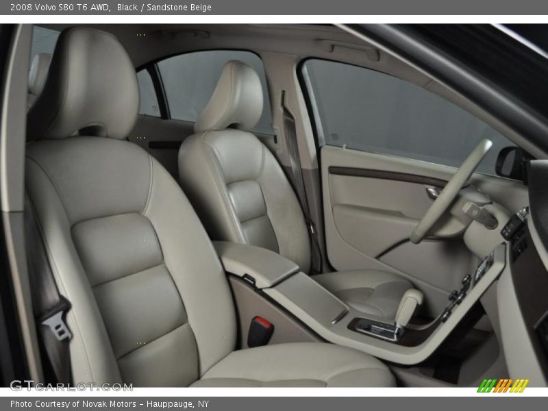 Black / Sandstone Beige 2008 Volvo S80 T6 AWD