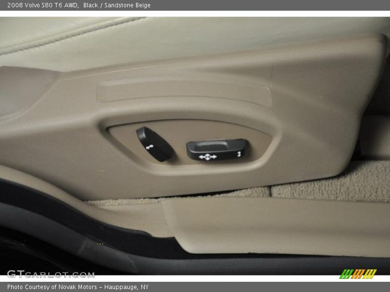 Black / Sandstone Beige 2008 Volvo S80 T6 AWD