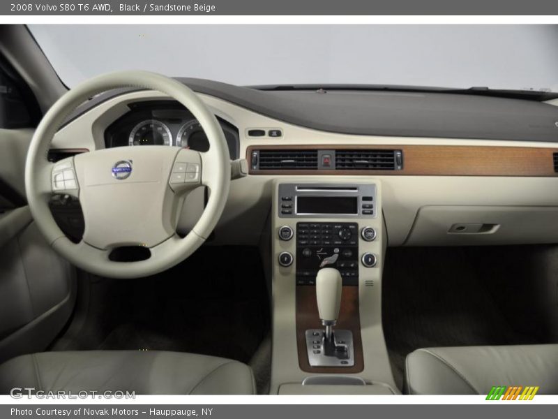 Black / Sandstone Beige 2008 Volvo S80 T6 AWD