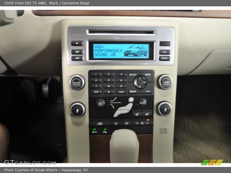 Black / Sandstone Beige 2008 Volvo S80 T6 AWD