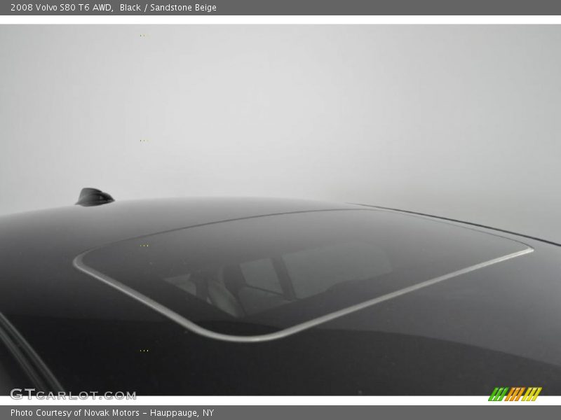 Black / Sandstone Beige 2008 Volvo S80 T6 AWD