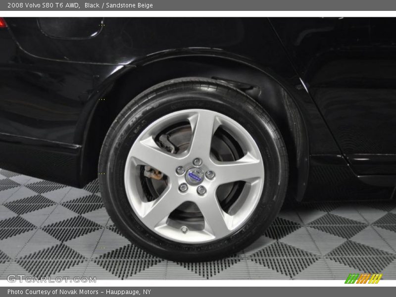 Black / Sandstone Beige 2008 Volvo S80 T6 AWD