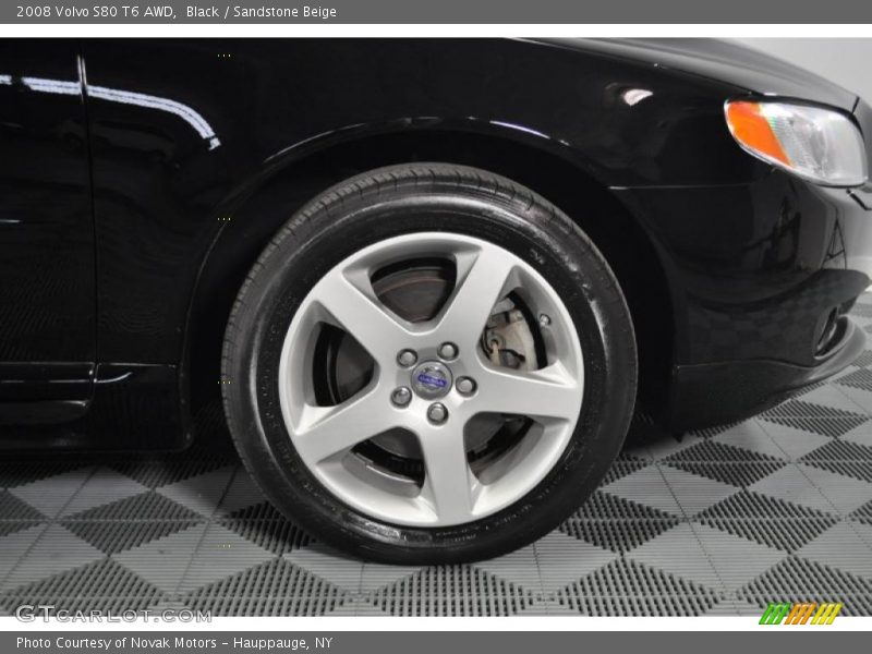 Black / Sandstone Beige 2008 Volvo S80 T6 AWD